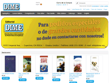 Tablet Screenshot of editorialdime.com